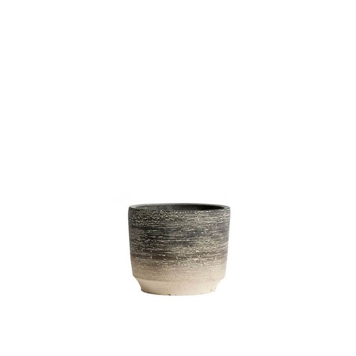 Muubs Kanji krukke 12,5 cm. - Black Grey Muubs Kanji krukke 12,5 cm. - Black Grey