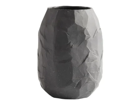 Muubs, Kuri Vase, keramik, Stone,Ø16xH21 cm