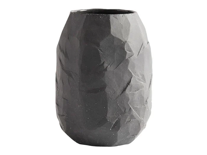 Muubs, Kuri Vase, keramik, Stone,Ø16xH21 cm Muubs, Kuri Vase, keramik, Stone,Ø16xH21 cm