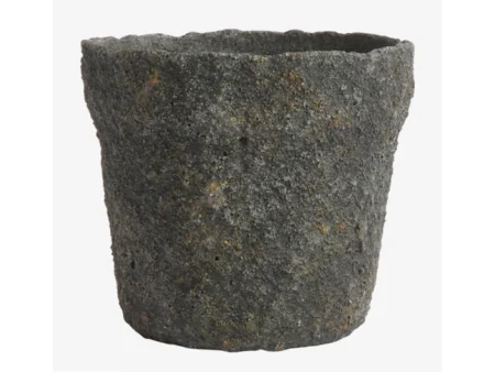 Muubs, Mosu krukke 16, cement, Mos grøn, Ø17xH16 cm