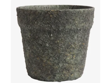 Muubs, Mosu krukke 24, cement, Mos grøn, Ø26xH24 cm
