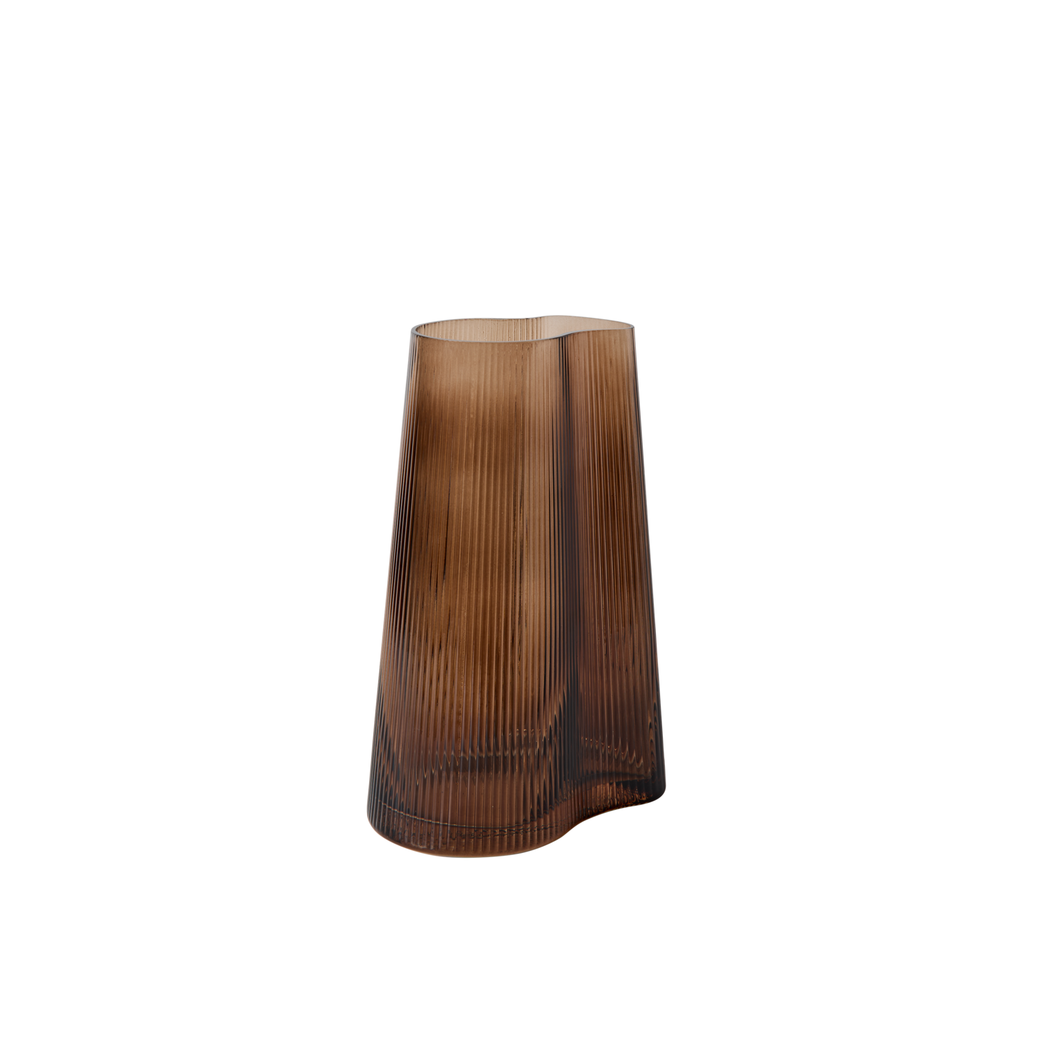 Muubs - Ripe Vase S - Røget , L17xD12xH26 cm Muubs - Ripe Vase S - Røget , L17xD12xH26 cm