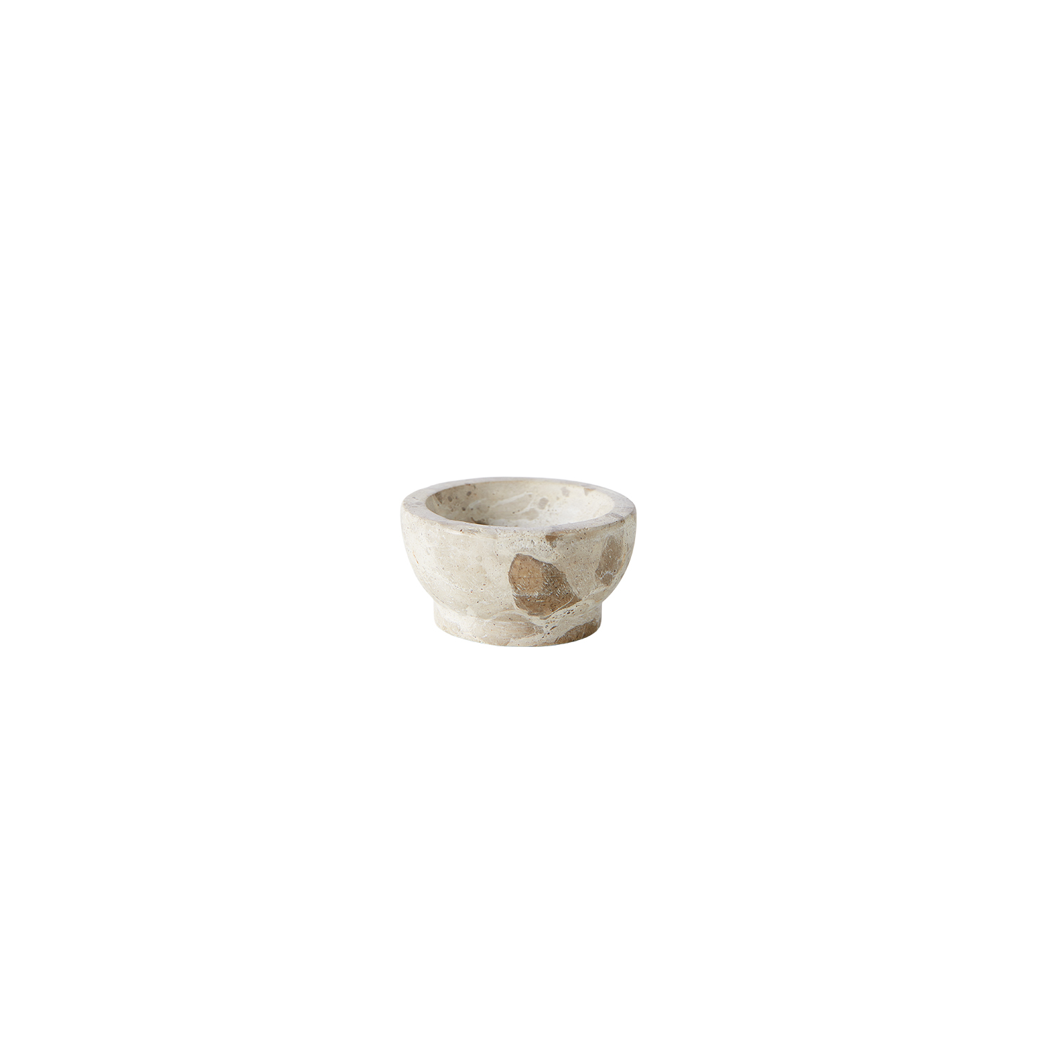 Muubs - Salt skål Vita - Seashell Marmor - Ø6,3xH3,5 cm Muubs - Salt skål Vita - Seashell Marmor - Ø6,3xH3,5 cm