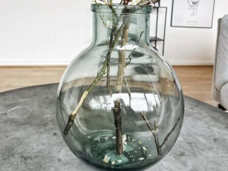 Muubs, Smoke krukke, glas, Grå, H: 31 Ø: 24 cm