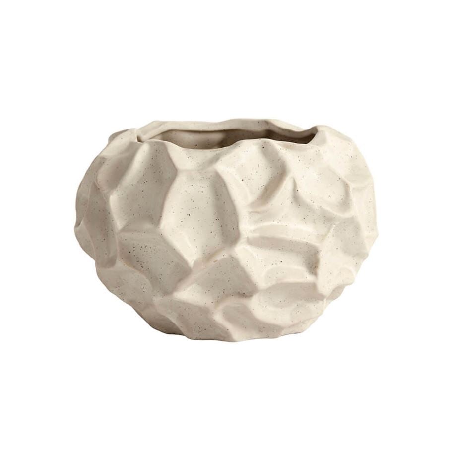 Muubs Soil Krukke H: 11,5 cm - Vanilje Muubs Soil Krukke H: 11,5 cm - Vanilje