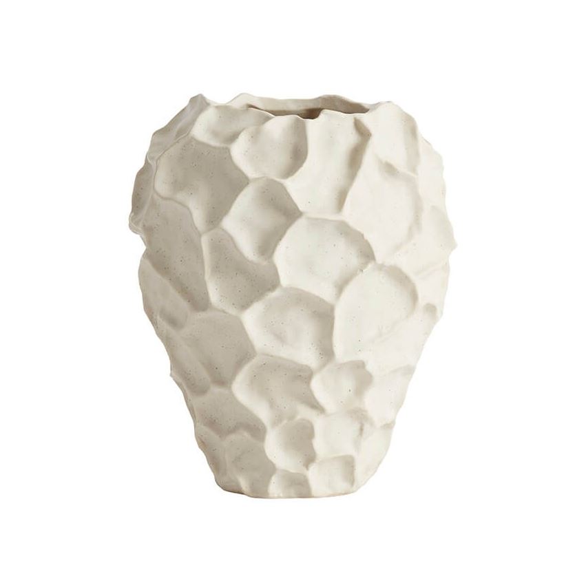 Muubs Soil Vase H: 21,5 cm - Vanilje Muubs Soil Vase H: 21,5 cm - Vanilje