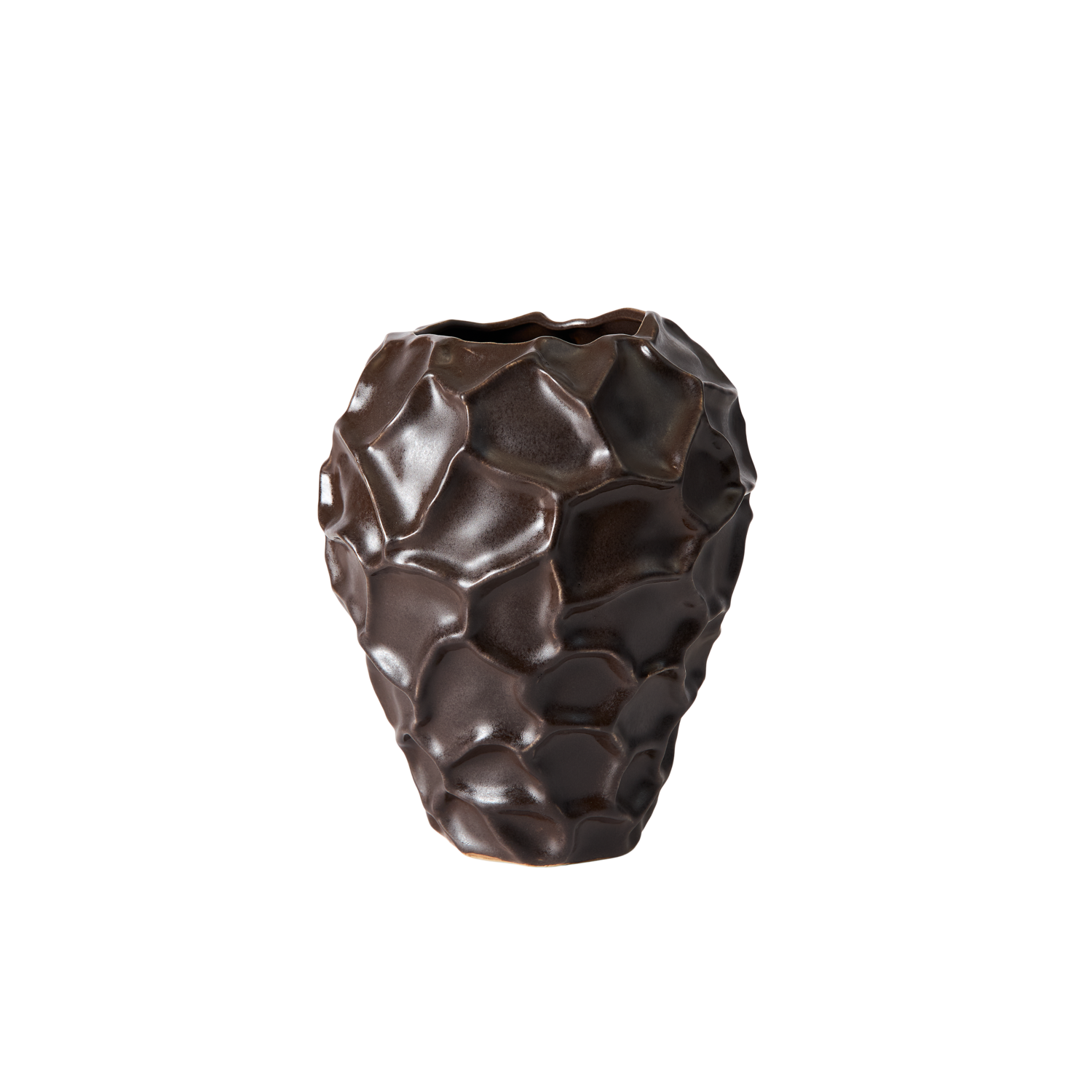 Muubs - Soil Vase - Mocha, Ø18xH21,5 cm Muubs - Soil Vase - Mocha, Ø18xH21,5 cm