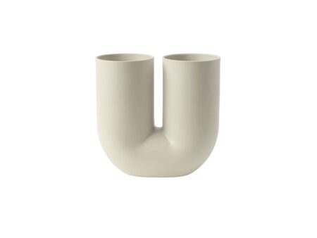 Muuto - KINK Vase - Vase - Sand - W27,4 x H26,3 cm