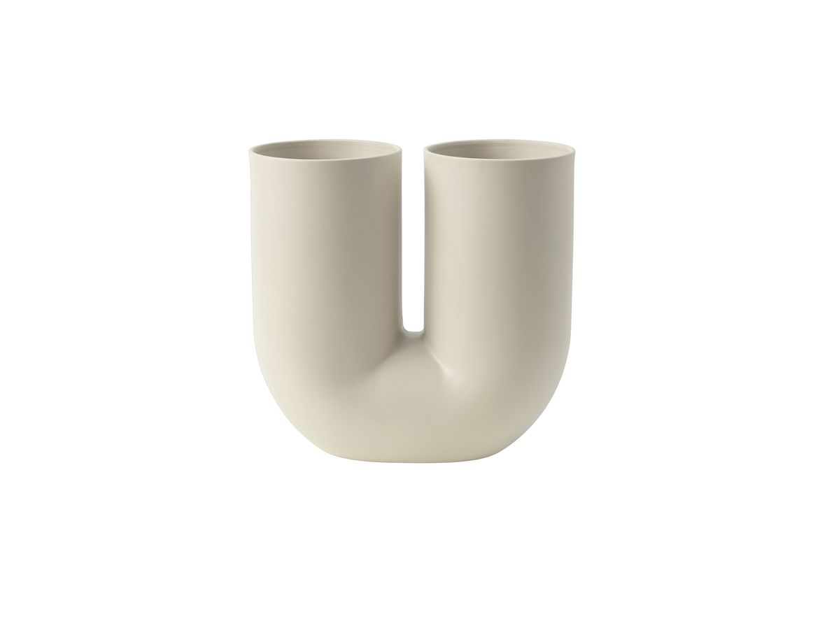 Muuto - KINK Vase - Vase - Sand - W27,4 x H26,3 cm Muuto - KINK Vase - Vase - Sand - W27,4 x H26,3 cm