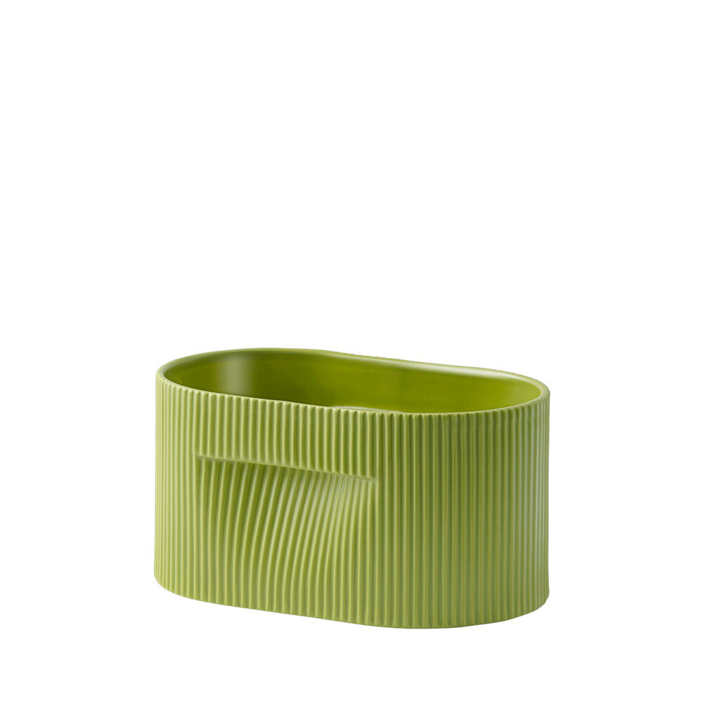 Muuto - Ridge Planter H13 Moss Grøn Muuto - Ridge Planter H13 Moss Grøn