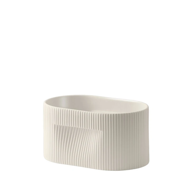 Muuto - Ridge Planter H13 Off-White Muuto - Ridge Planter H13 Off-White