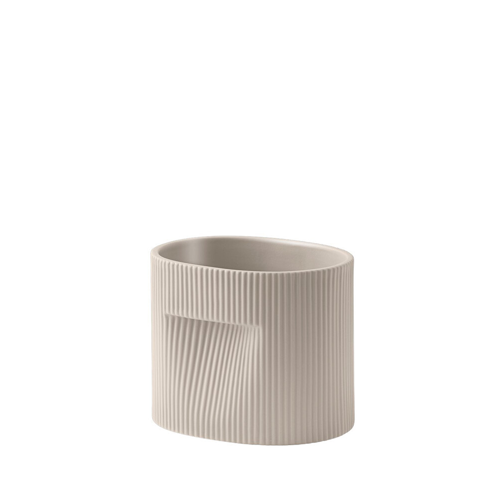Muuto - Ridge Planter H15 Beige Muuto - Ridge Planter H15 Beige
