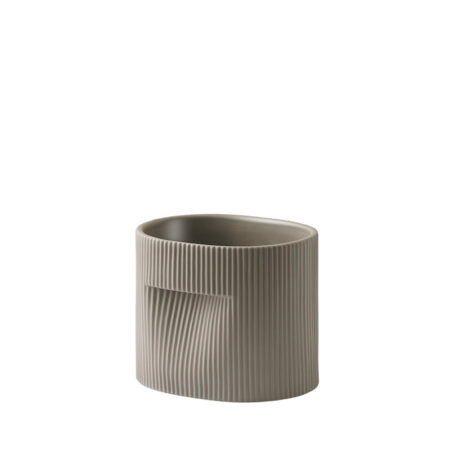 Muuto - Ridge Planter H15 Taupe