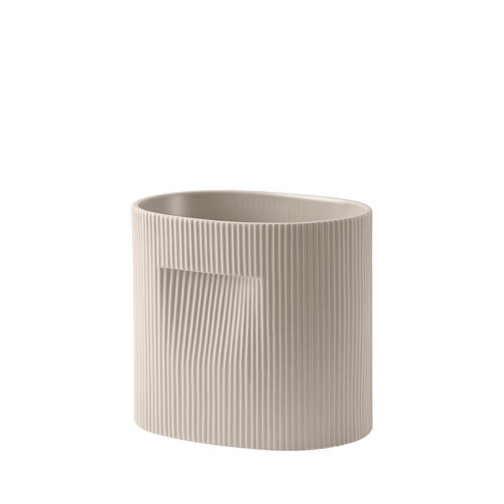 Muuto - Ridge Planter H24 Beige Muuto - Ridge Planter H24 Beige