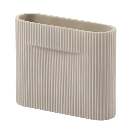 Muuto, Ridge Vase H: 16,5 cm Beige
