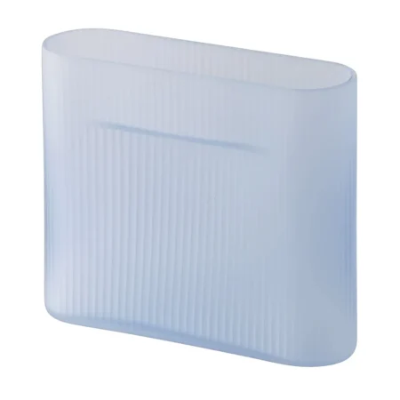 Muuto, Ridge Vase H: 16,5 cm Light Blue Frosted