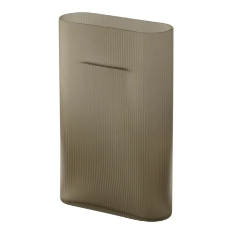 Muuto, Ridge Vase H: 35 cm Taupe Frosted