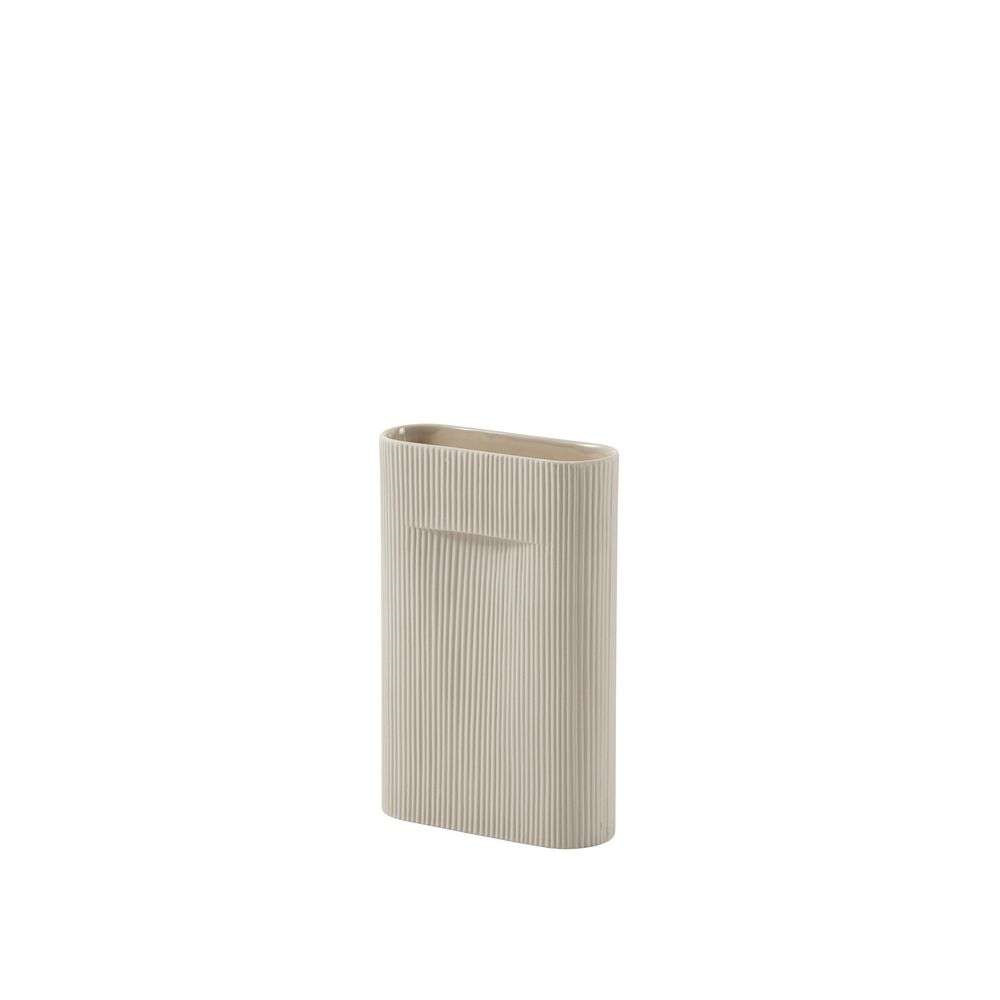 Muuto - Ridge Vase H35 Beige Muuto - Ridge Vase H35 Beige