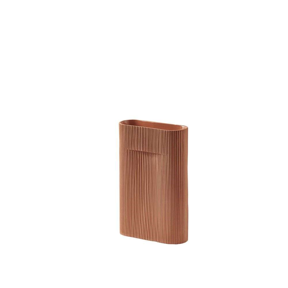 Muuto - Ridge Vase H35 Terracotta Muuto - Ridge Vase H35 Terracotta