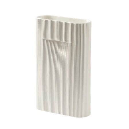 Muuto Ridge vase 35 cm Offwhite