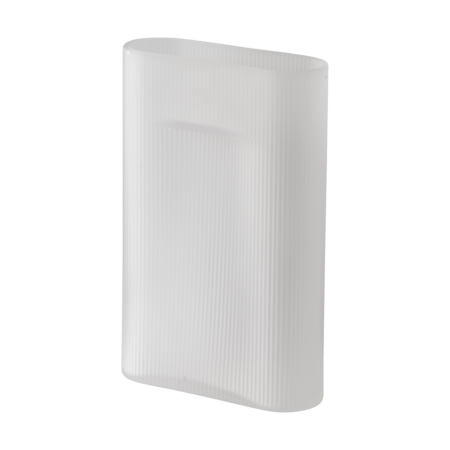 Muuto Ridge vase matteret glas 35 cm White