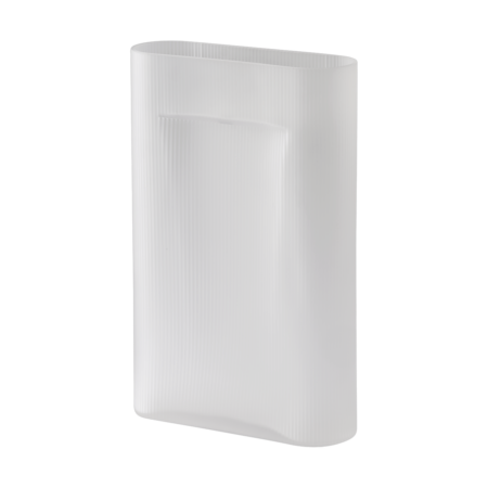 Muuto Ridge vase matteret glas 48,5 cm White