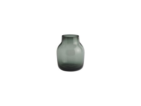 Muuto - Silent Vase - Vase - Dark Green - Small - Ø11 x H13,4 cm