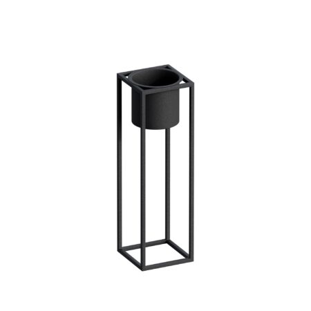 NORDVÄRK GED-023 blomsterstander - sort metal (H:50)