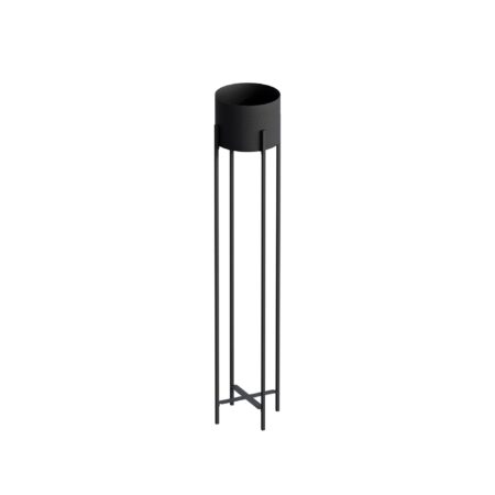NORDVÄRK GED-024 blomsterstander - sort metal (H:108)