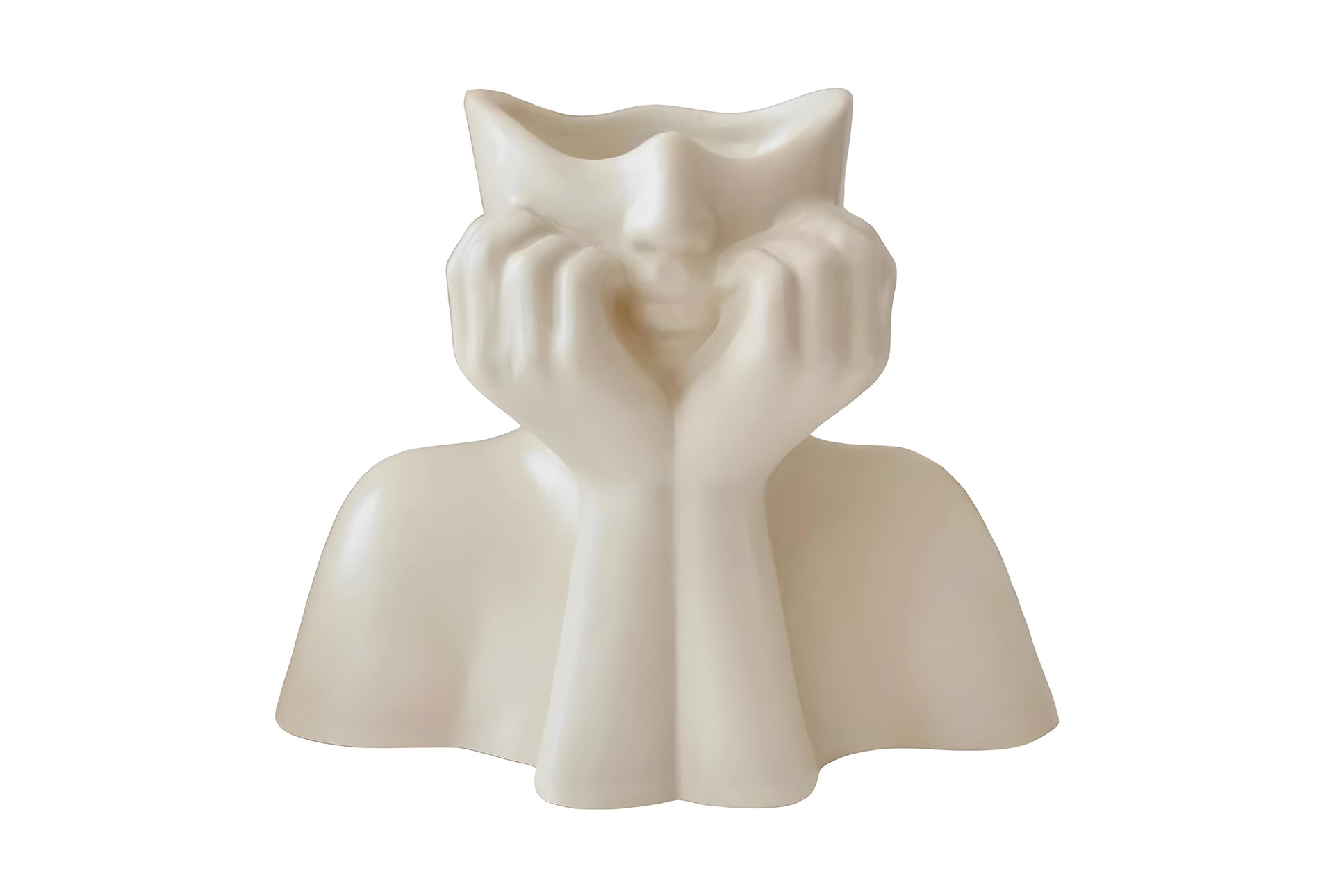 NORDVÄRK Iskandinav Layd vase - creme keramik NORDVÄRK Iskandinav Layd vase - creme keramik