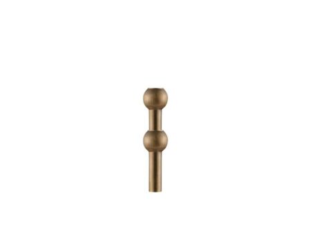 Nagel vase - bruneret messing