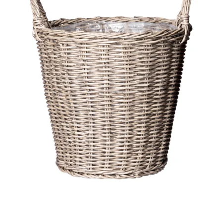 Nanna kurv med plast Ø36xH40 cm