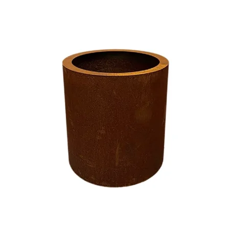 Njord Rund krukke I Cortenstål - 40 cm