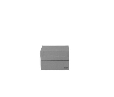 Nomess Copenhagen Tray Box Cube S 12x12 cm - Dark Grey OUTLET