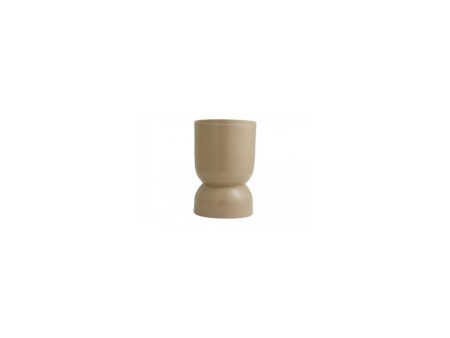 Nordal - AJON pot - Urtepotte - Sand - H: 20 x Ø: 14 cm