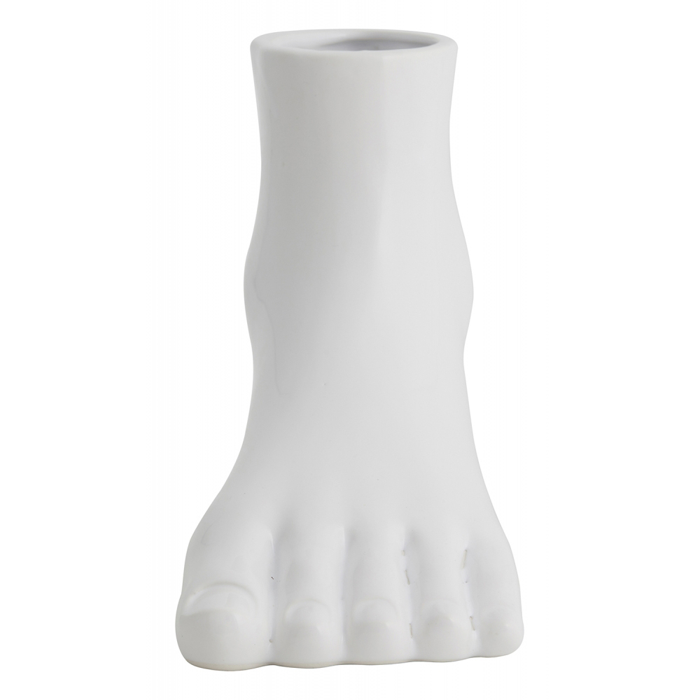 Nordal - ARUBA foot, vase, white Nordal - ARUBA foot, vase, white