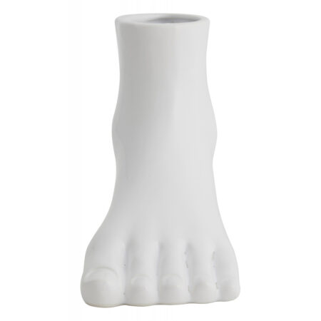 Nordal - ARUBA foot, vase, white