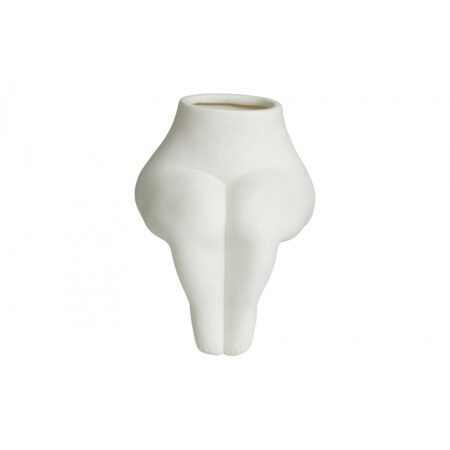 Nordal - AVAJI sitting lower body, vase, white