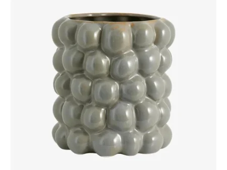 Nordal, CARNA urtepotte, porcelæn, grå, Ø22 cm