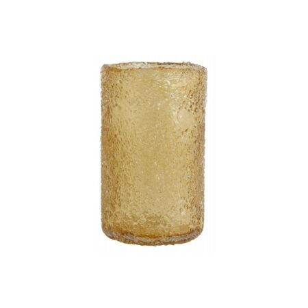 Nordal - CLYDE vase - Vase - Amber - L - H: 25 x Ã˜: 15 cm