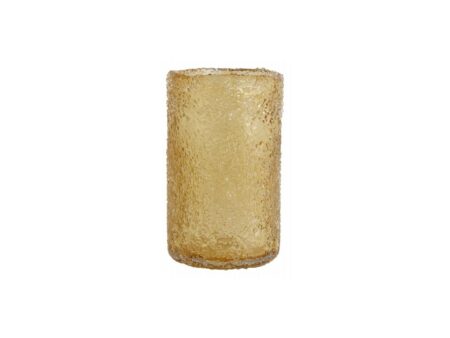 Nordal - CLYDE vase - Vase - Amber - L - H: 25 x Ø: 15 cm