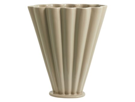 Nordal - COLLA vase - Vase - Sand - 28.5 x 25 x 14 cm