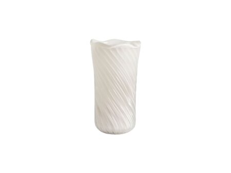 Nordal - Helle Vase - Vase - Off White - W18,5 x H30 cm