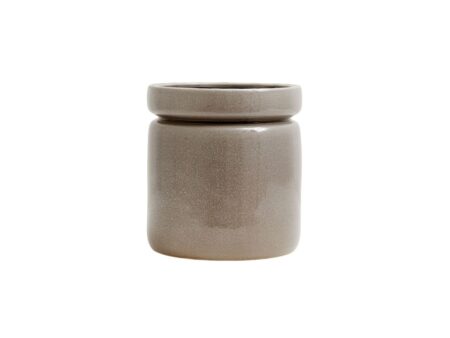Nordal - ISA Pot - Urtepotte - Light Grey - H: 27,50. D: 25 cm