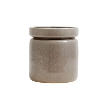 Nordal - ISA Pot - Urtepotte - Light Grey - H: 27,50. D: 25 cm