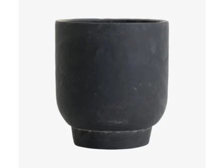 Nordal, IVON urtepotte, cement, sort,ø20 cm