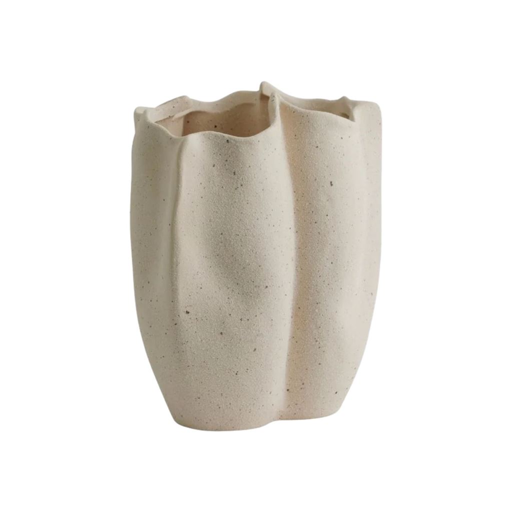 Nordal Isabela Vase H: 19 cm - Creme Nordal Isabela Vase H: 19 cm - Creme