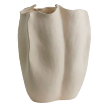 Nordal Isabela Vase H: 36,5 cm - Creme