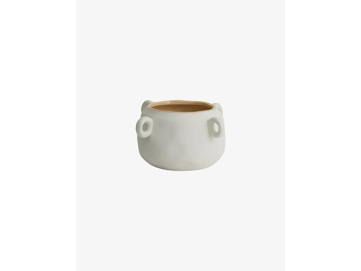 Nordal - Karlo Pot - Krukke - White - Small - H10 cm Nordal - Karlo Pot - Krukke - White - Small - H10 cm