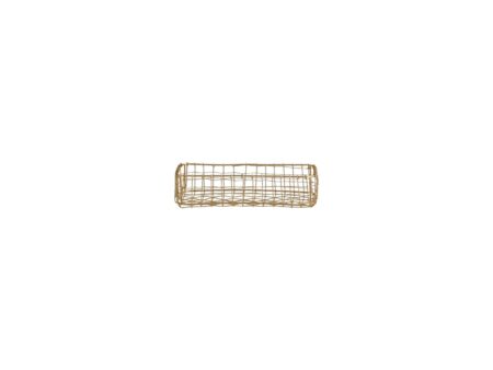 Nordal - Naviti - Kurv - Medium, Gold finish - W:12 x H:5.5 x L:24.5 cm
